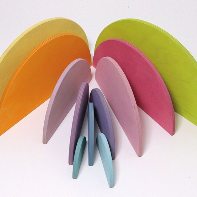 Grimm's - Houten Halve Cirkels - Pastel