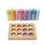 Grimm's - Sorteerbord met Houten Staven - Pastel