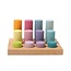 Grimm's - Sorteerbord met Houten Staven - Pastel