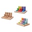 Grimm's - Sorteerbord met Houten Staven - Pastel