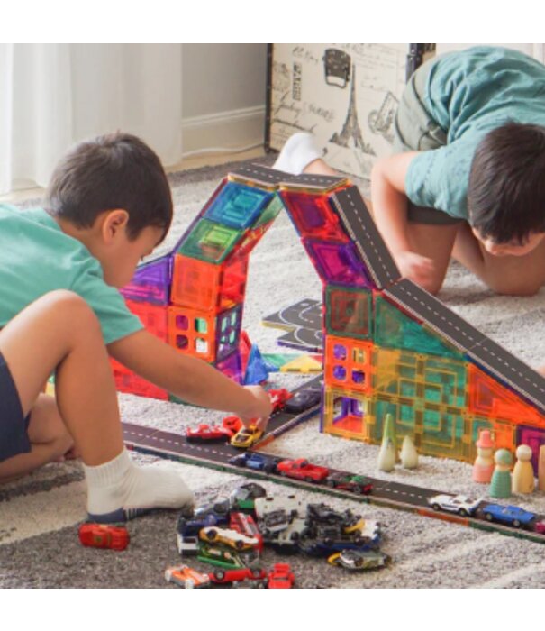 Learn & Grow Learn & Grow - Magnetic Tile - Road Pack (40-delig)