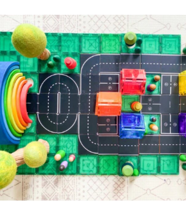 Learn & Grow Learn & Grow - Magnetic Tile - Road Pack (40-delig)