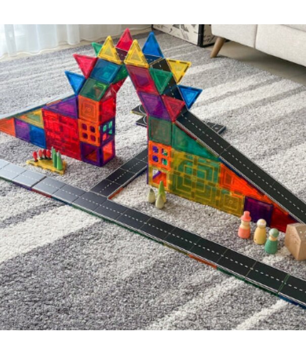 Learn & Grow Learn & Grow - Magnetic Tile - Road Pack (40-delig)