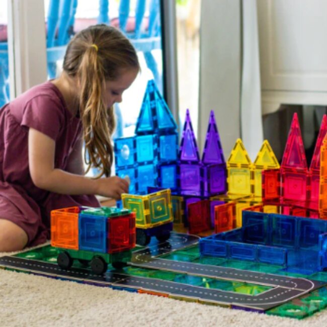 Learn & Grow - Magnetic Tile - Road Pack (40-delig)