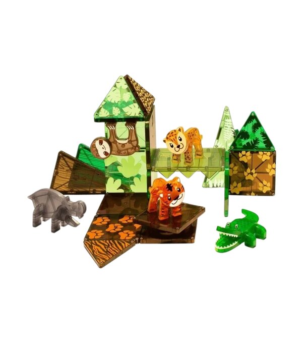 JUTTER & Co. Ready to Play Speelpakket - Magnetische Tegels  Dieren (100-delig)