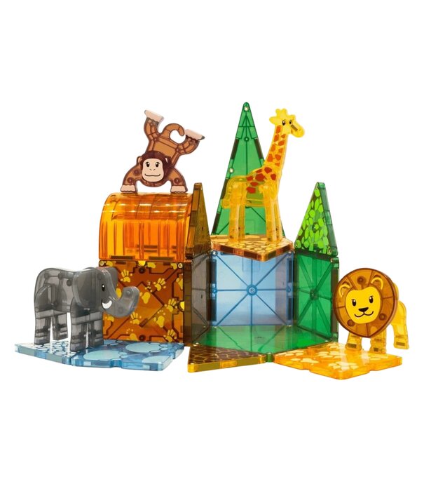 JUTTER & Co. Ready to Play Speelpakket - Magnetische Tegels  Dieren (100-delig)
