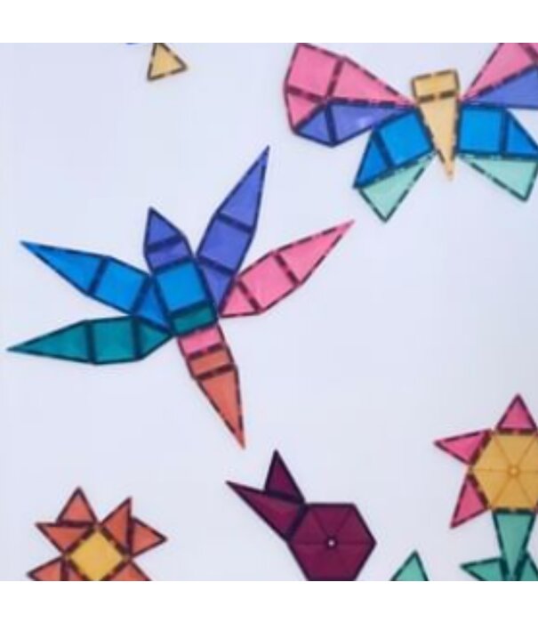 Connetix Connetix - Uitbreidingsset Geometrische Vormen Pastel - 40 delig