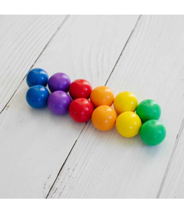 Connetix Connetix - Regenboog Knikkerbaanballen  12-delig