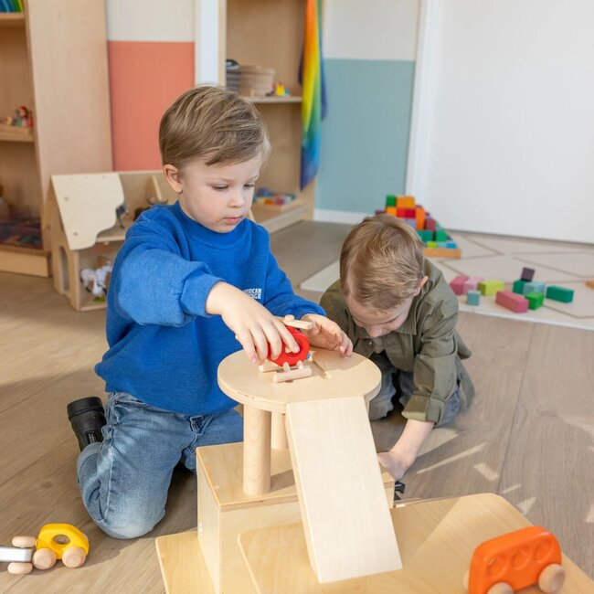 Van Dijk Toys - Garage met Helikopterdek