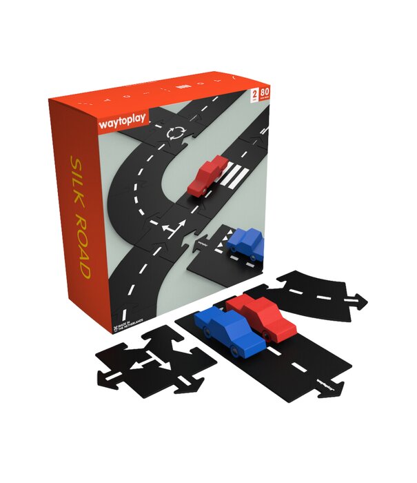 Waytoplay Waytoplay - Flexibele Autobaan - Silk Road (80-delig)