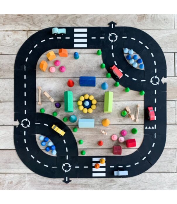Waytoplay Waytoplay - Flexibele Autobaan - Highway Set (24-delig)