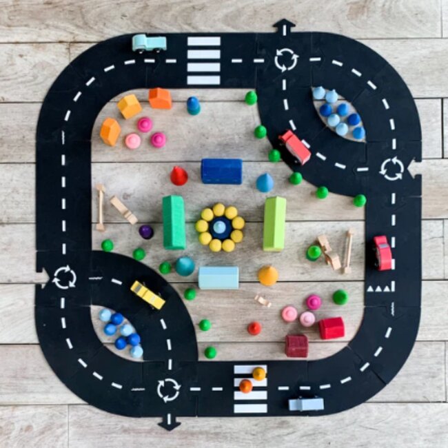 Waytoplay - Flexibele Autobaan - Highway Set (24-delig)