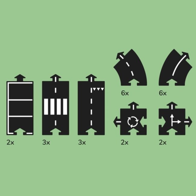Waytoplay - Flexibele Autobaan - Highway Set (24-delig)