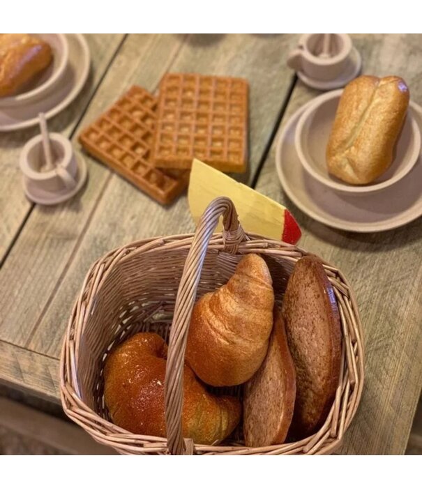 JUTTER & Co. Speelset - Brood & Deegwaren in Tasje (10-delig)