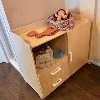 van Dijk Toys Houten Poppen Commode
