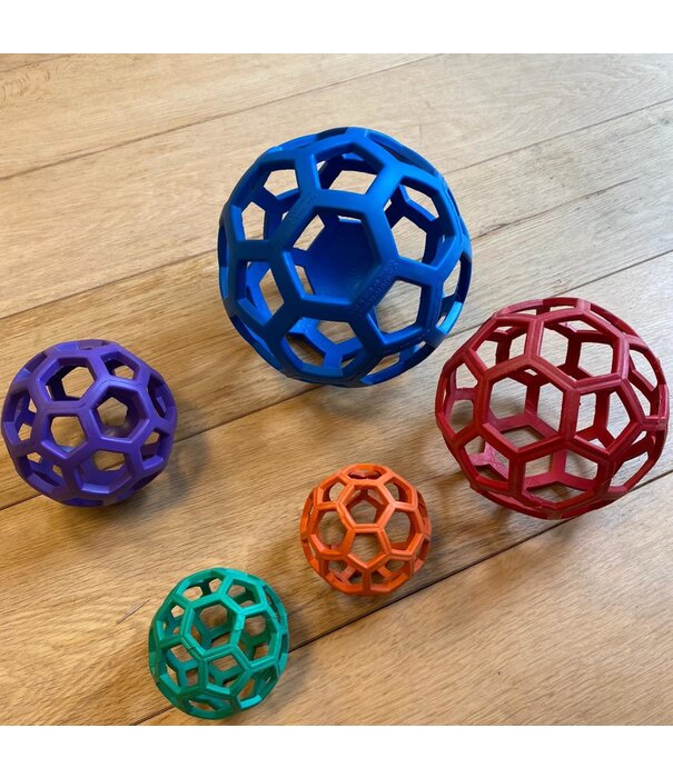Spordas Megaform -Grijpbal 100% Rubberflex - Rood (Ø 12 cm)