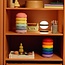 Stapelstein - Mini Stapelstenen Set - Rainbow Pastel ( 6-delig)