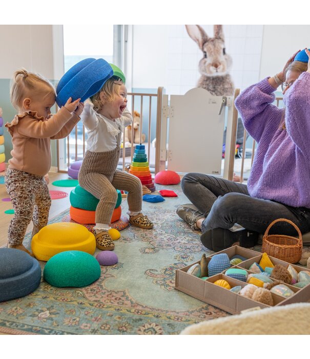 JUTTER & Co. JUTTER & Co. || Ready to Play Speelpakket  – Stapelstein Regenboog