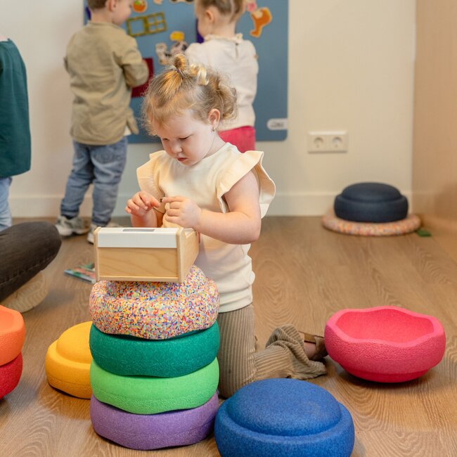 JUTTER & Co. || Ready to Play Speelpakket  – Stapelstein Regenboog