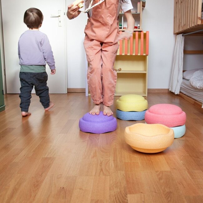 Stapelstein - Stapelstenen  Set - Rainbow Pastel ( 6-delig)