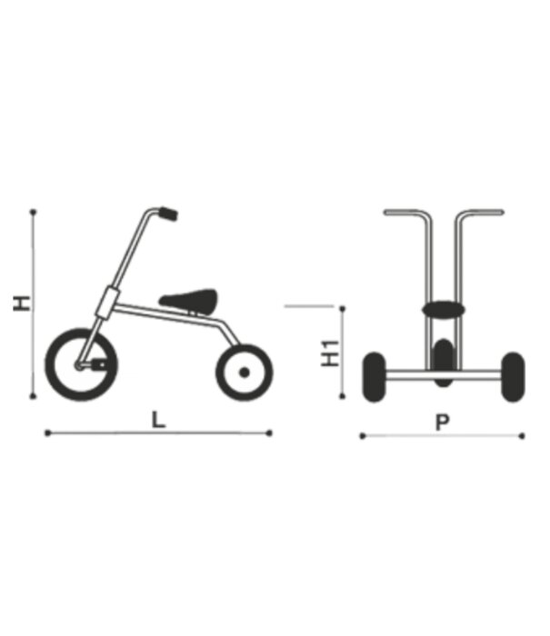Italtrike Italtrike - Atlantic - Driewieler Medium 4+