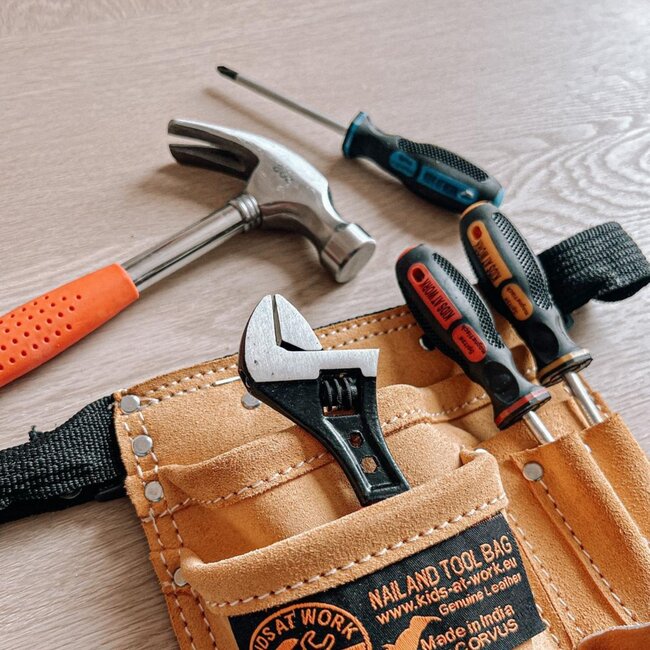 Kids At Work - Mini Gereedschap Gordel met Klauwhamer