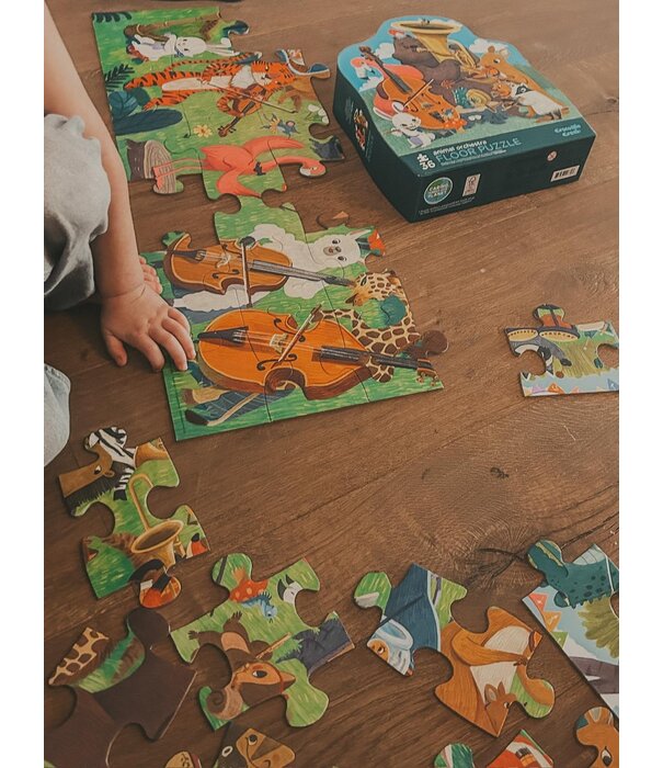 Crocodile Creek Crocodile Creek - Vloerpuzzel -Dierenorkest (36-delig) | 3+