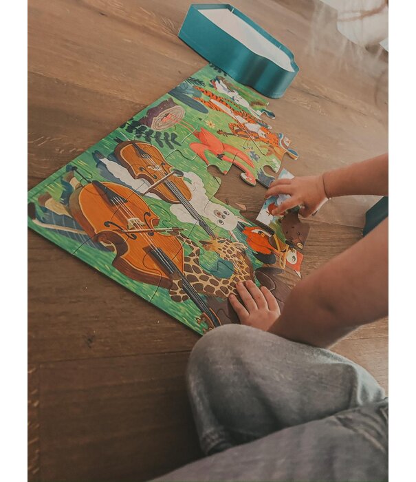 Crocodile Creek Crocodile Creek - Vloerpuzzel -Dierenorkest (36-delig) | 3+