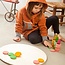 Grapat - Houten Nins met Bakjes, Ringen & Schijven - Lente (27-delig)
