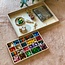 Grapat - Houten Sorteerbak met 20 vakken (gevuld) - Ready to Play