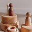 Grapat - Houten Nins Poppetjes -  Naturelkleur (set van 3)