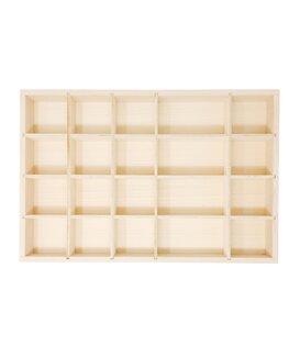 Houten Sorteerbak (20 vakken)
