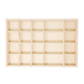 Grapat Houten Sorteerbak (20 vakken)