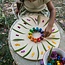 Grapat - Mandala Regenboog Paddenstoelen (36-delig)