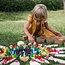Grapat - Mandala Regenboog Paddenstoelen (36-delig)