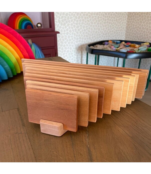 JUTTER & Co. JUTTER & Co. | Complete Set - Houten Houder - Bouwplaten