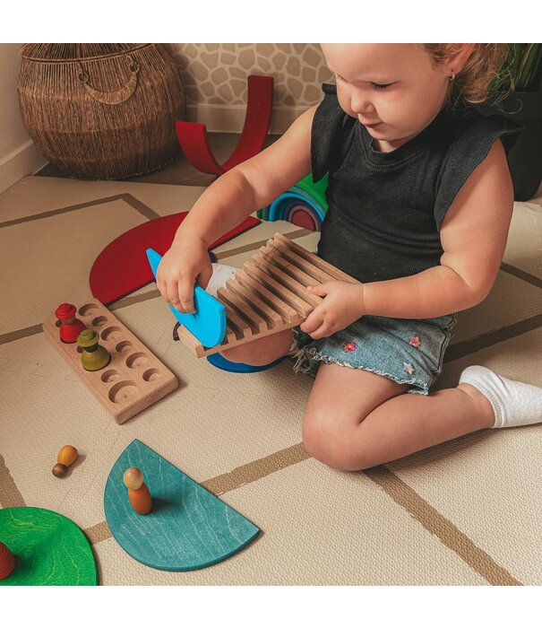 JUTTER & Co. JUTTER & Co. | Complete Set - Houten Houder - Bouwplaten