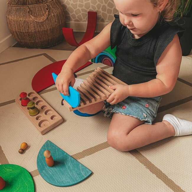 JUTTER & Co. | Complete Set - Houten Houder - Bouwplaten