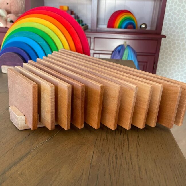 JUTTER & Co. | Complete Set - Houten Houder - Bouwplaten