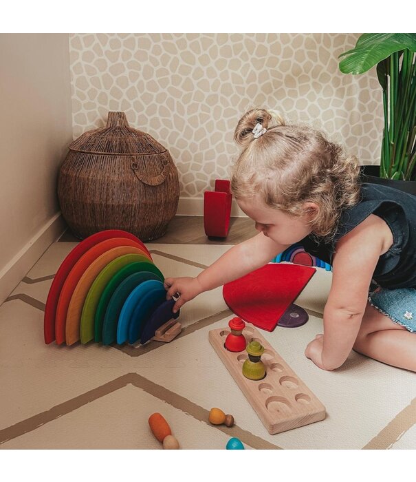 JUTTER & Co. JUTTER & Co. | Complete Set - Houten Houder - Halve Cirkels
