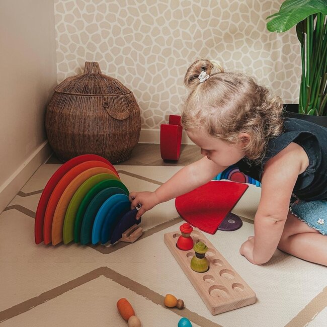 JUTTER & Co. | Complete Set - Houten Houder - Halve Cirkels
