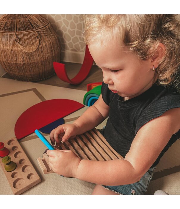 JUTTER & Co. JUTTER & Co. | Complete Set - Houten Houder - Halve Cirkels
