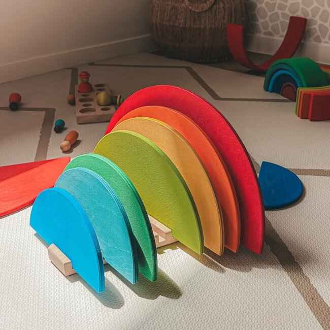 JUTTER & Co. | Complete Set - Houten Houder - Halve Cirkels