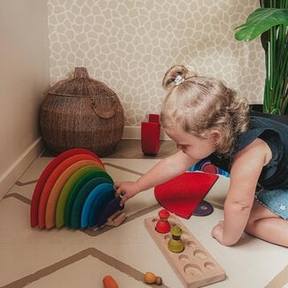 JUTTER & Co. Houten Houder – Grimm’s Halve Cirkels of Bouwplanken