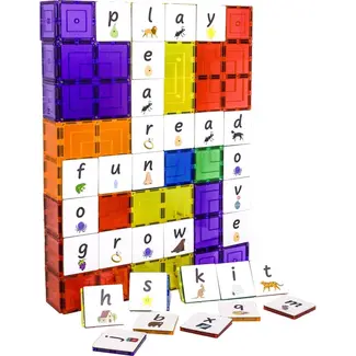 Learn & Grow Magnetische Tegel Topper - Alfabet Letters (40 stuks)
