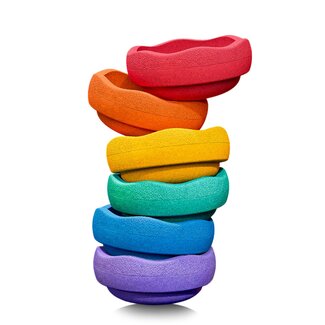 Stapelstein Grow Stapelstenen - Rainbow Classic (6-delig)