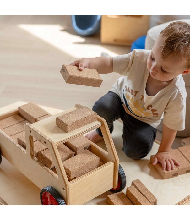 Basisgemeinde Emmi Pikler - Houten Auto Dichte Laadbak