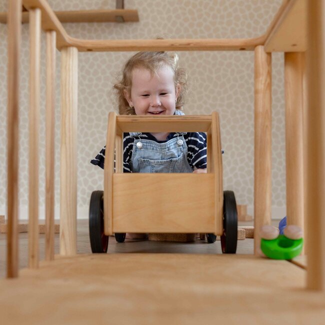 Emmi Pikler - Houten Auto Dichte Laadbak