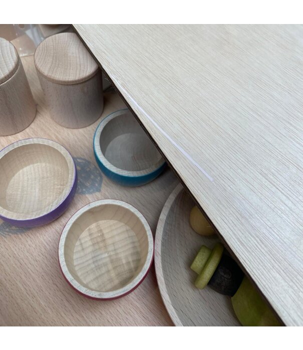 JUTTER & Co. JUTTER & Co. | Complete Set - Houten Deksel - Houten Gevulde Speelbak