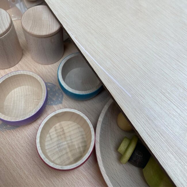 JUTTER & Co. | Ready to Play Speelpakket  - Houten Deksel - Houten Gevulde Speelbak